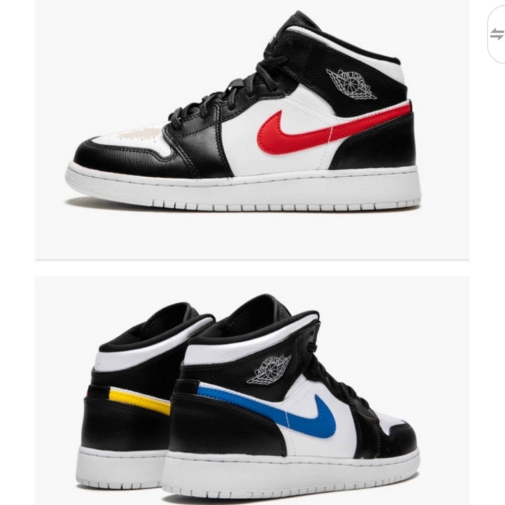 Nike Air Jordan 1 Retro Mid Crayon Pack Multicolor